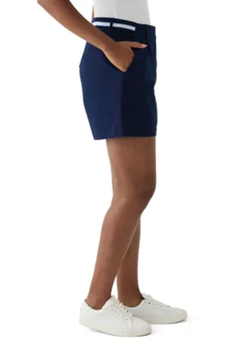 Women's High Rise Pleated Shorts