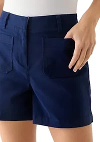 Women's Patch Pocket Chino Shorts