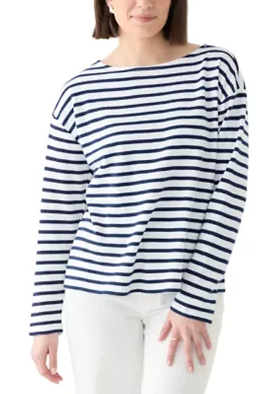 Women's Long Sleeve Striped T-Shirt