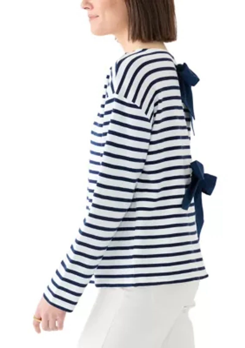 Women's Long Sleeve Striped T-Shirt
