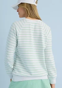 Sewing Down South x Crown & Ivy™ Sarah Graphic Crew Neck Sweatshirt