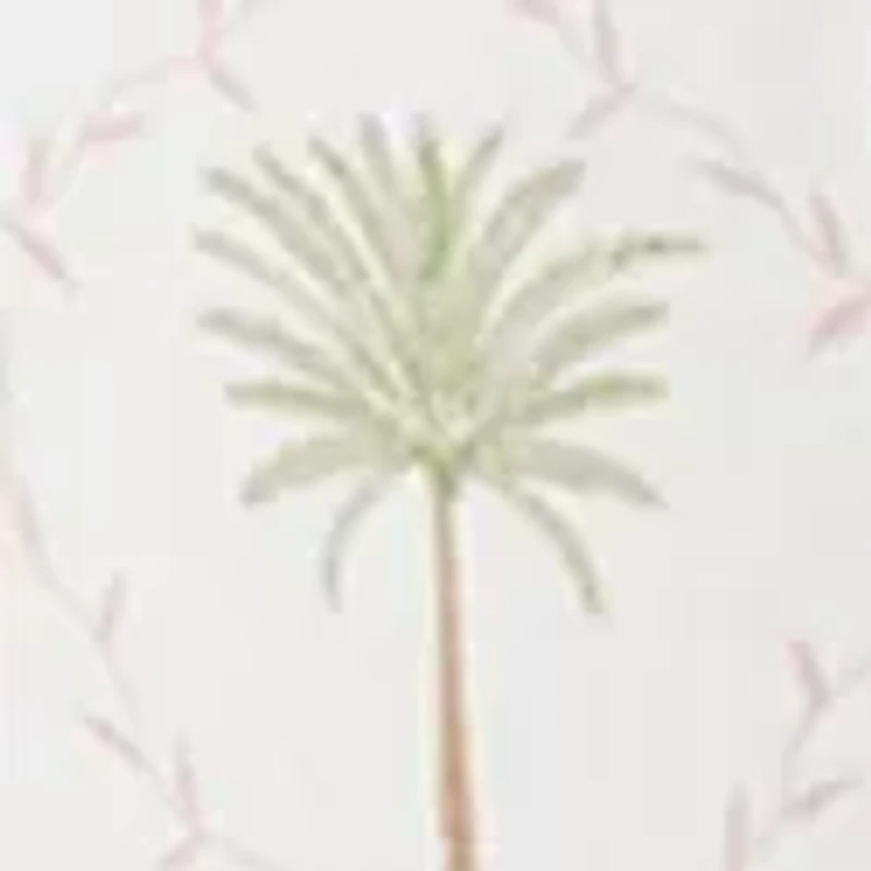 Women's Wide Leg Cropped Printed Chino Pants