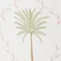 Women's Wide Leg Cropped Printed Chino Pants