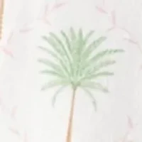 Women's Sleeveless Printed Scalloped Tank Top