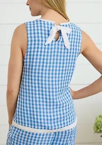 Sewing Down South x Crown & Ivy™ Courtney Sleeveless Printed Top
