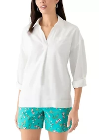 Women's Long Sleeve Popover Shirt