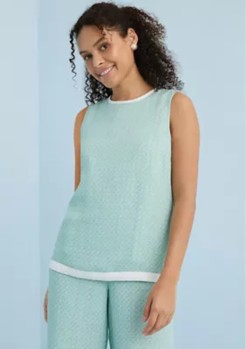 Sewing Down South x Crown & Ivy™ Courtney Sleeveless Printed Top