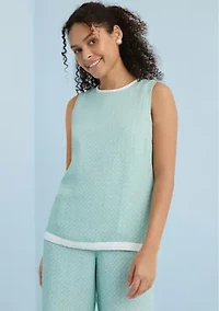 Sewing Down South x Crown & Ivy™ Courtney Sleeveless Printed Top