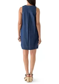 Women's Sleeveless Swing Mini Dress