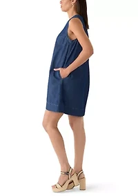 Women's Sleeveless Swing Mini Dress