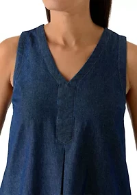 Women's Sleeveless Swing Mini Dress
