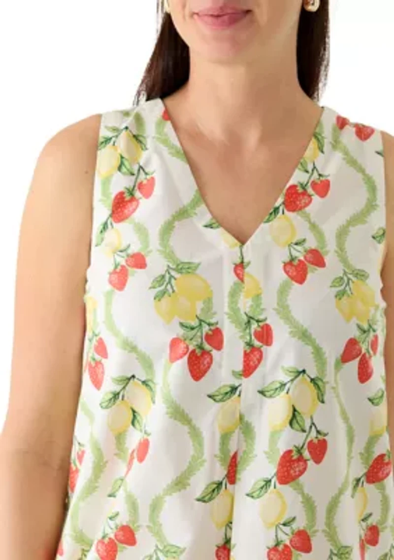 Women's Sleeveless Swing Mini Dress