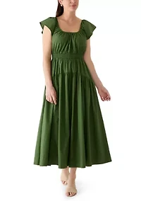 Women's Flutter Sleeve Mini Dress
