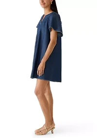 Women's Split Neck Dress