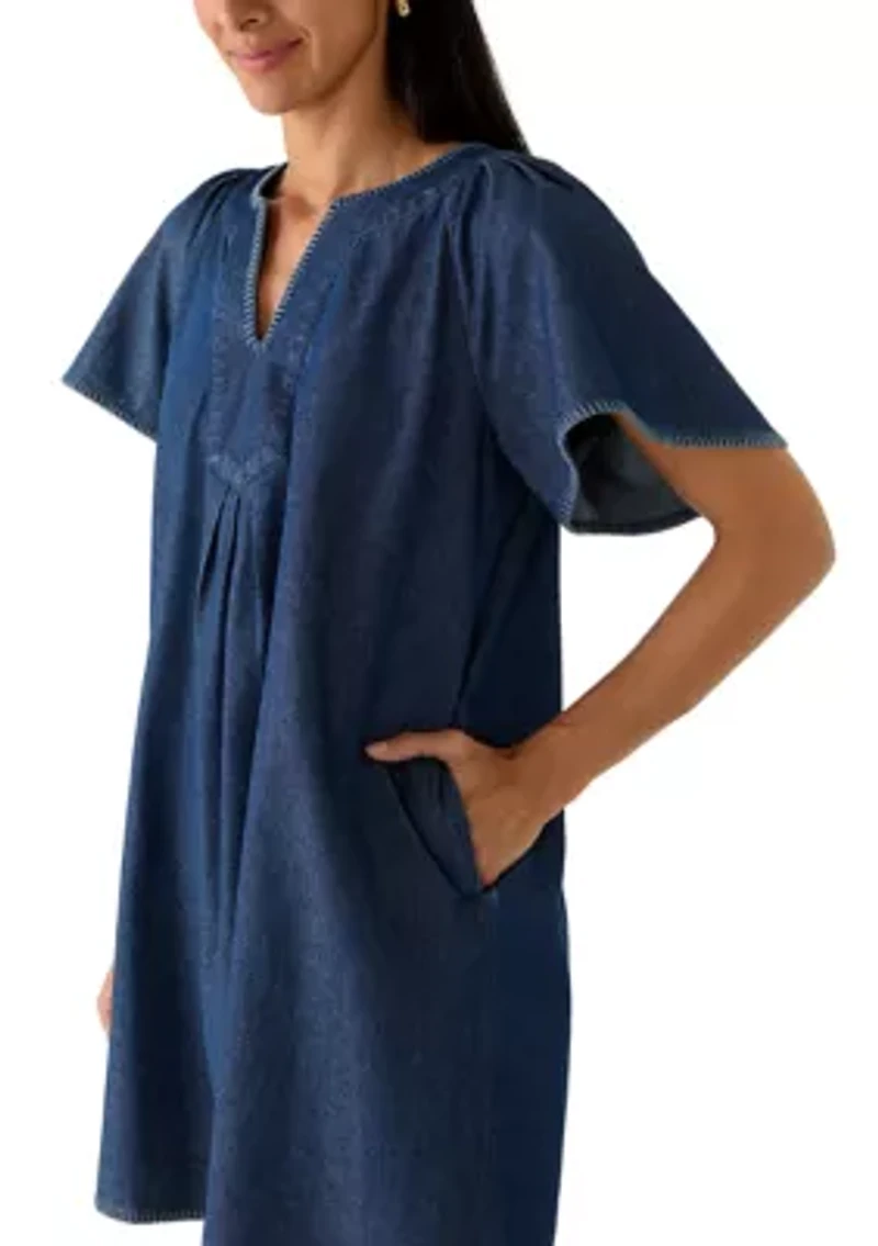 Women's Split Neck Dress