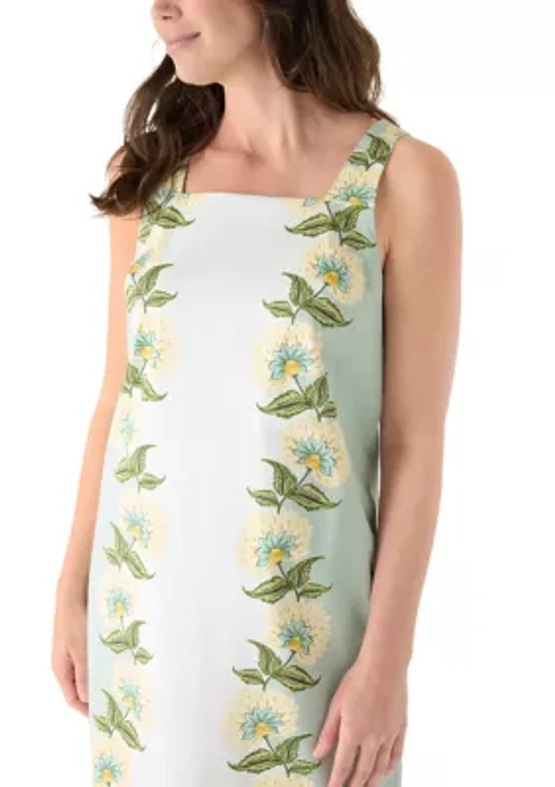 Women's Sleeveless Square Neck Mini Dress