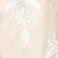 Women's Eyelet Flutter Sleeve Mini Dress