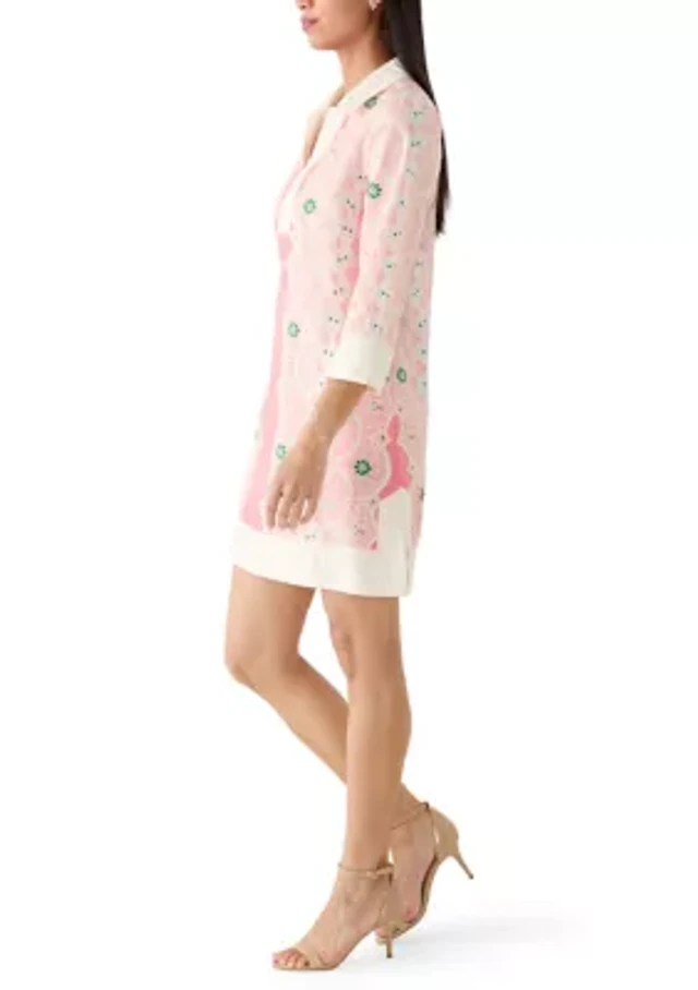 Chico's Linen Popover Kaftan Dress | The Summit Chico's Linen Popover Kaftan Dress | The Summit