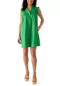 Women's Sleeveless Ruffle Dress