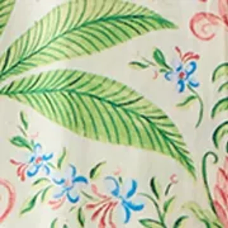 Women's Sleeveless Frill Print Midi Dress