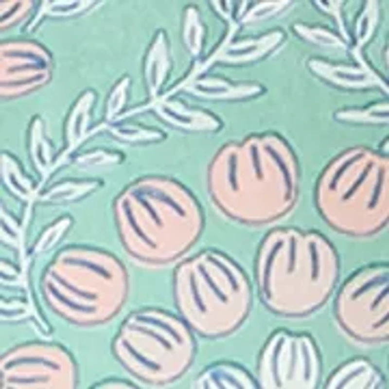 Women's Short Sleeve Printed Ruffle Shirt