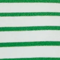 Women's Short Puff Sleeve Embroidered Hem Top