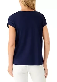 Women's Broderie T-Shirt