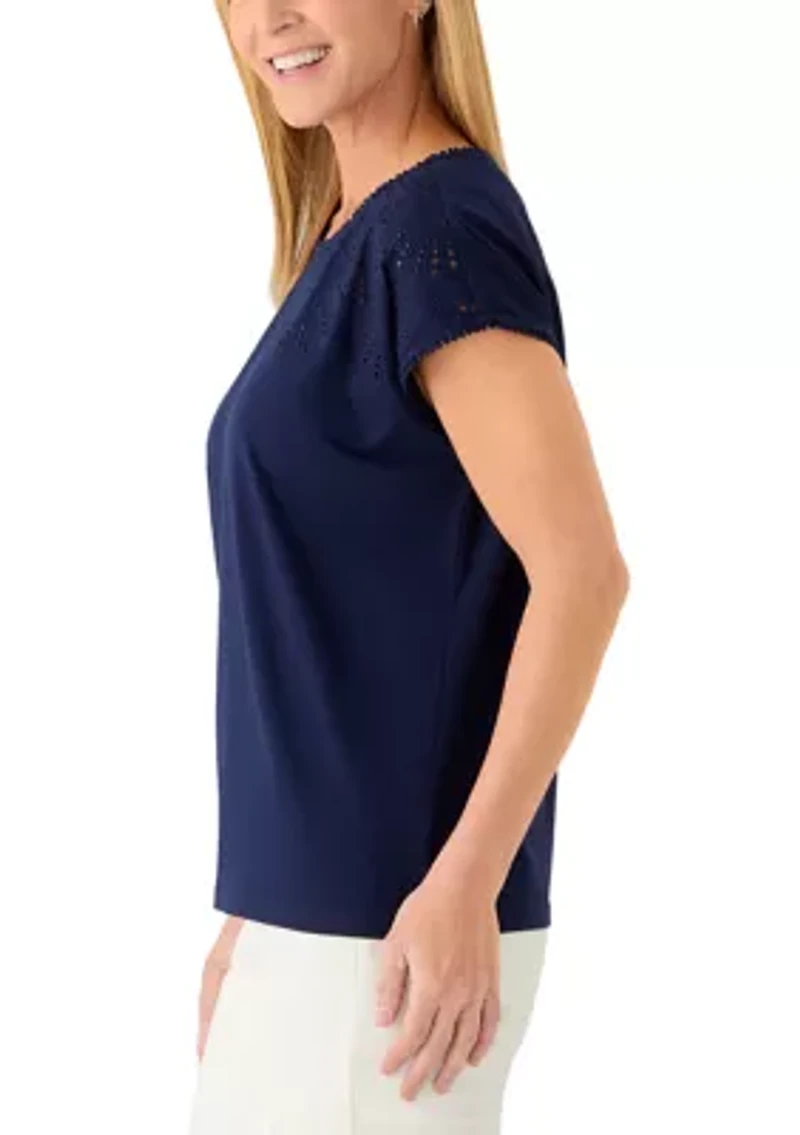 Women's Broderie T-Shirt