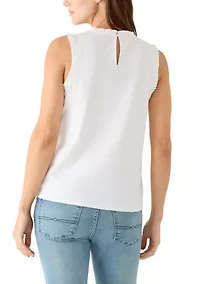 Women's Sleeveless Ruffle Tank Top