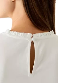 Women's Sleeveless Ruffle Tank Top