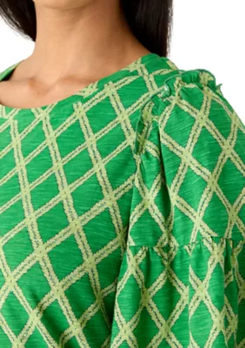 Women's Short Sleeve Printed Top