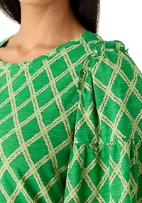 Women's Short Sleeve Printed Top