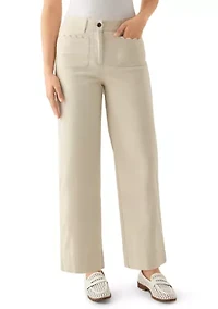 Women's Scallop Twill Pants