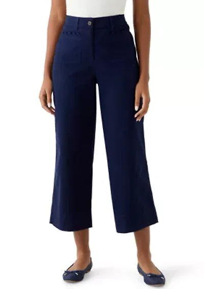 Women's Scallop Twill Pants