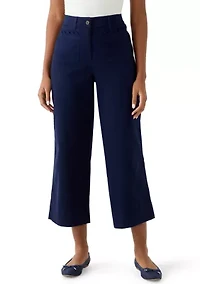 Women's Scallop Twill Pants