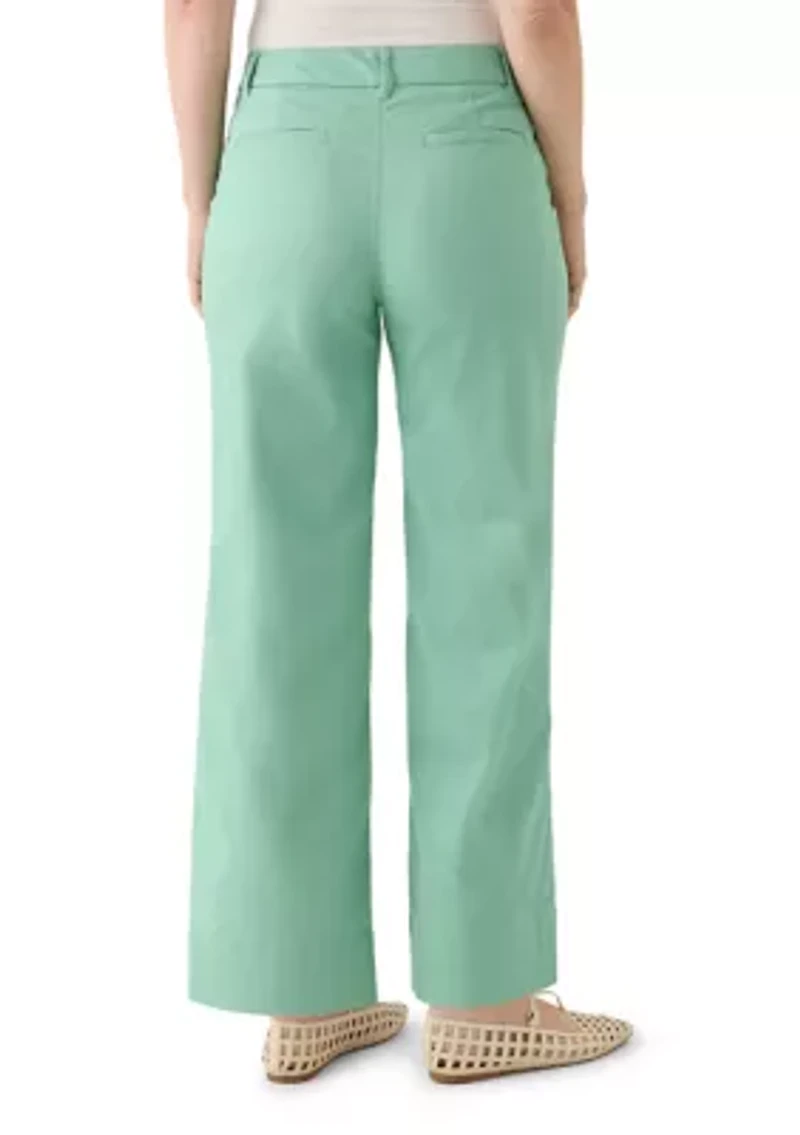 Women's Scallop Twill Pants