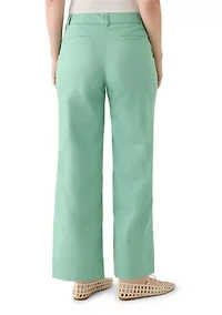 Women's Scallop Twill Pants