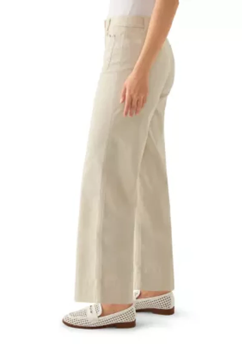 Women's Scallop Twill Pants