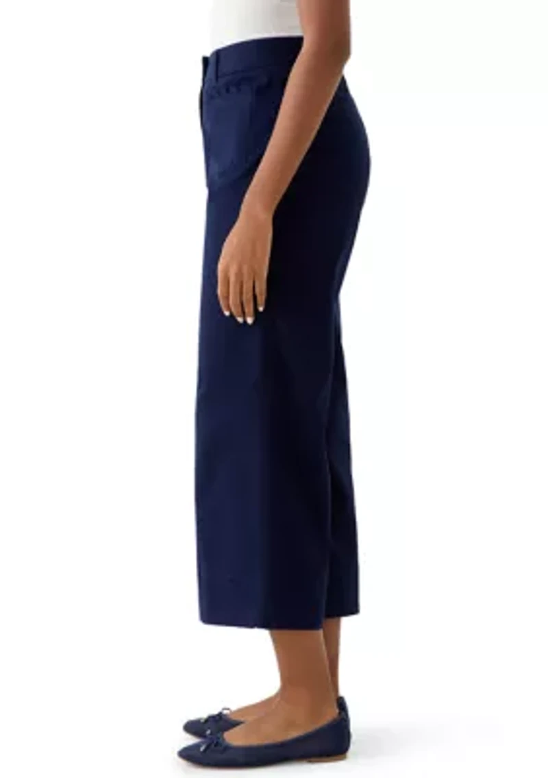 Women's Scallop Twill Pants