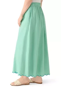 Women's Midi Embroidered Skirt