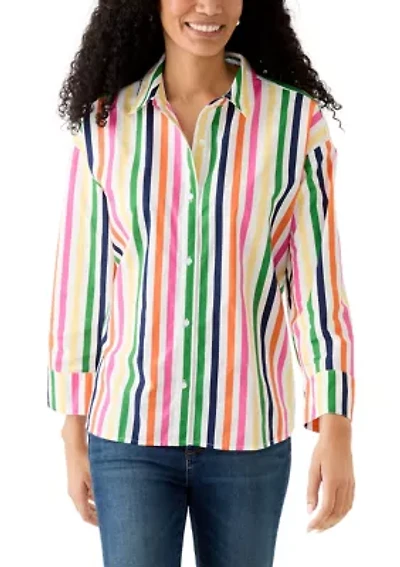 Women's Long Sleeve Popover Top