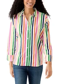 Women's Long Sleeve Popover Top