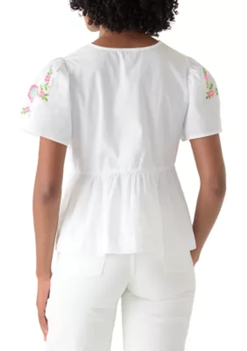 Women's Tie Front Top