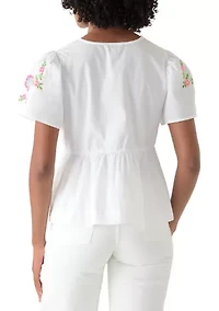 Women's Tie Front Top