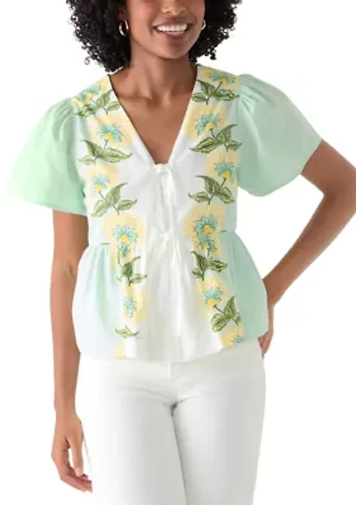 Women's Tie Front Top
