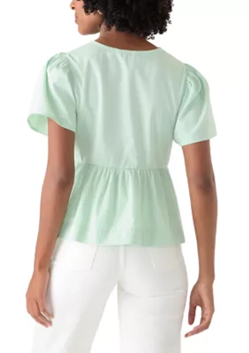 Women's Tie Front Top