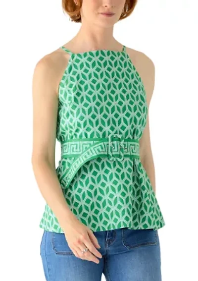 Women's Halter Belted Top