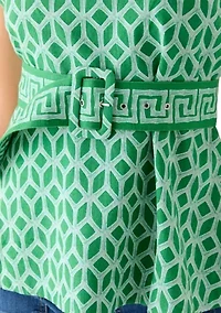 Women's Halter Belted Top