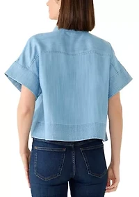 Women's Dolman Button Down Shirt