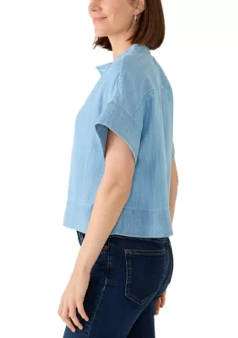 Women's Dolman Button Down Shirt